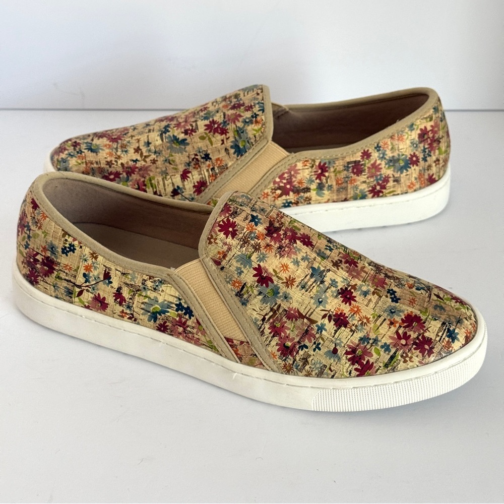 Easy Street Multicolor Floral Slip-On Sneakers Size 8.5 M